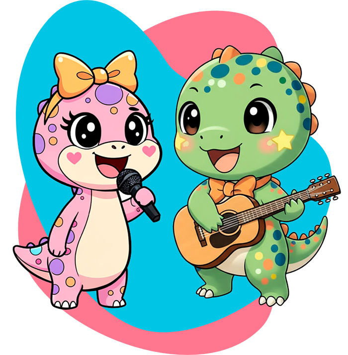 Home – Babi & Badino | Músicas Infantis Educativas com Dinossauros para Crianças de 1 a 8 anos